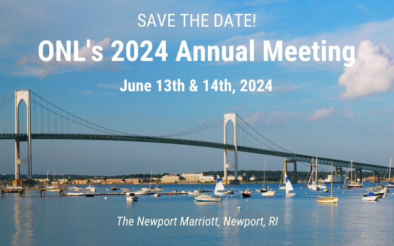 Save the Date for ONL's 2024 Annual Meeting