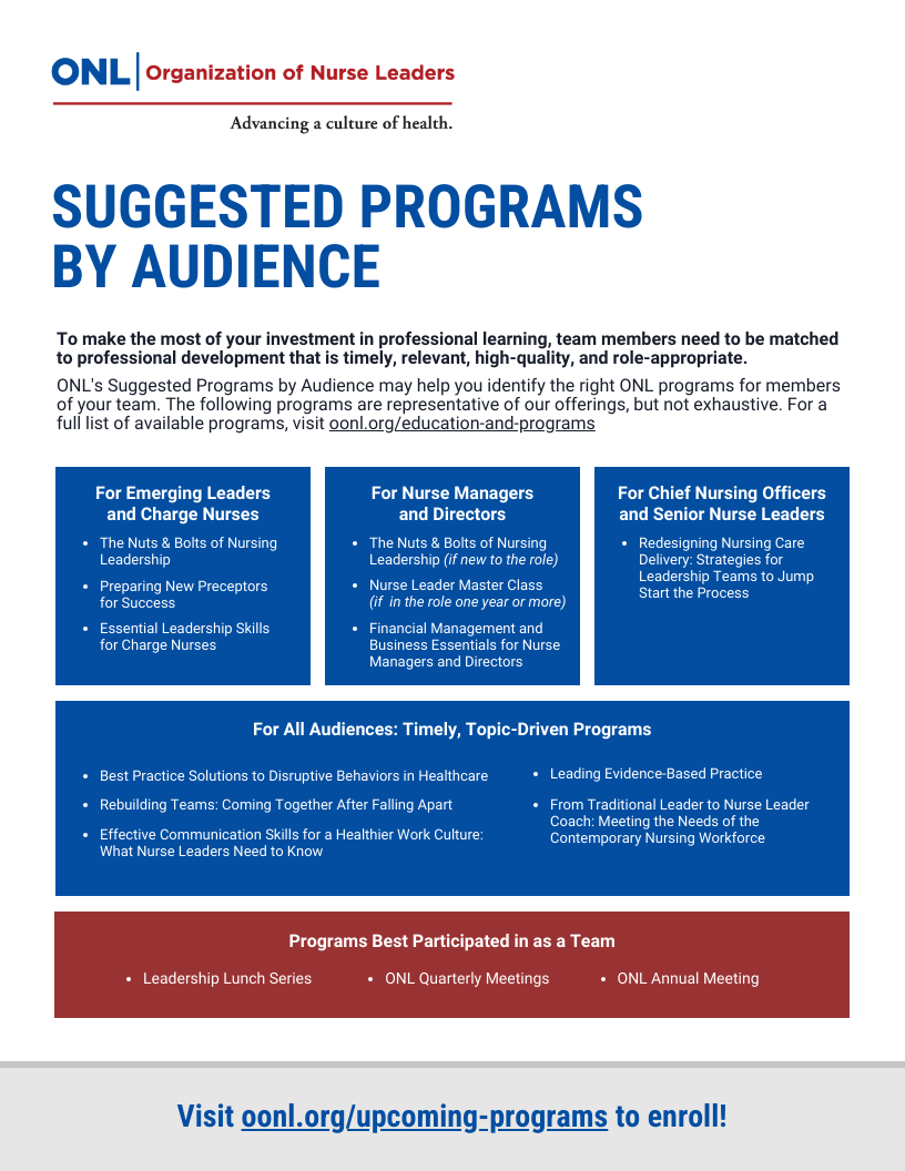 onl program tracks by audience