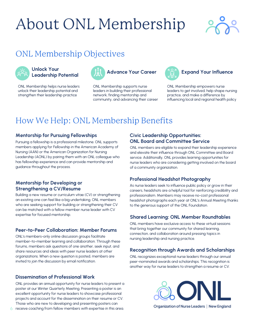 ONL Membership Overview