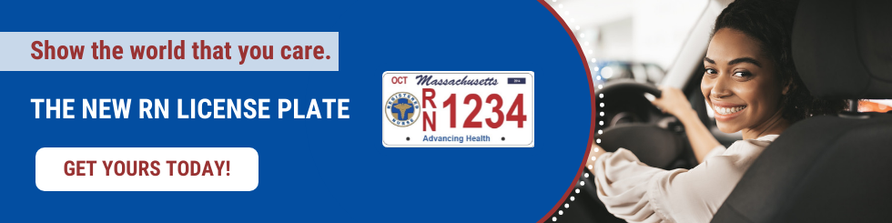 Click here to get your new Massachusetts RN License Plate