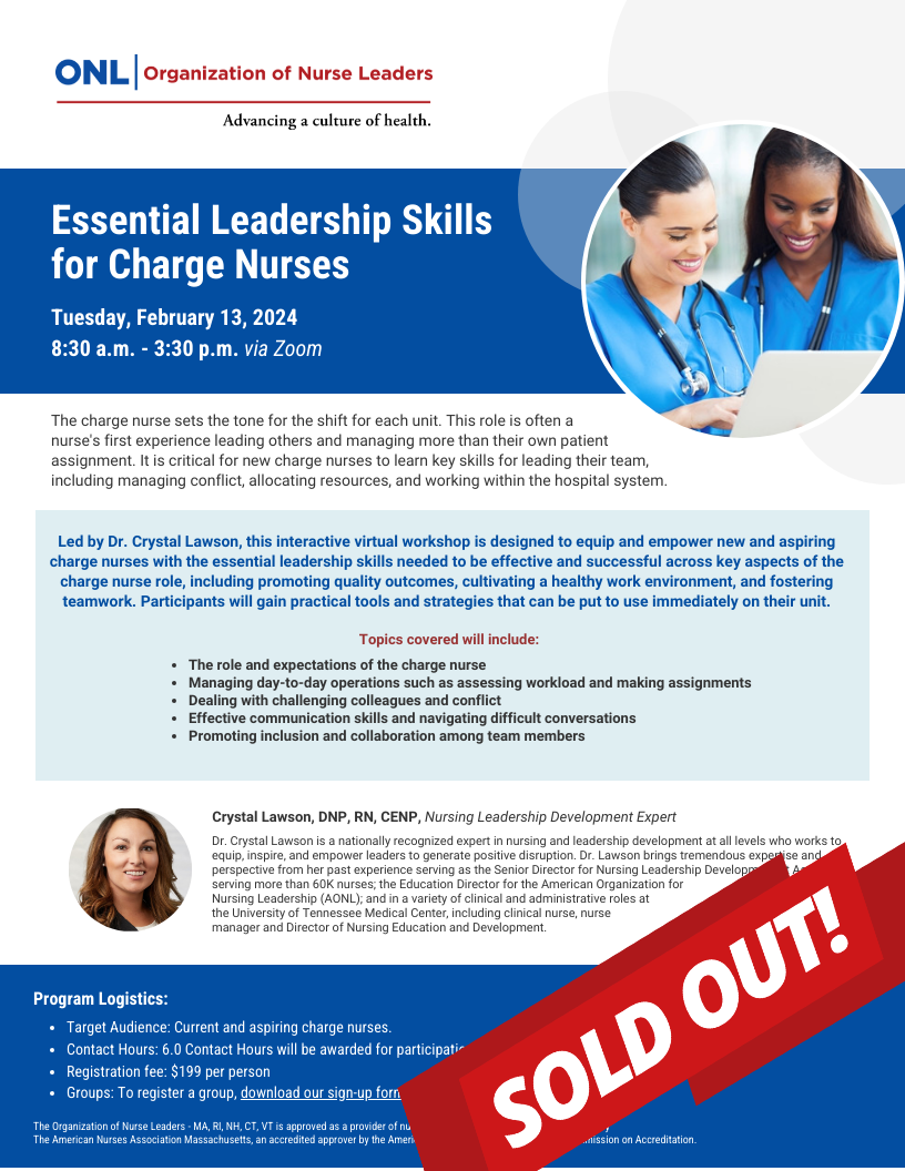 Charge Nurse Workshop