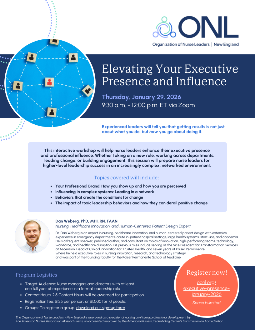 Elevating Your Executive Presence and Influence Flyer