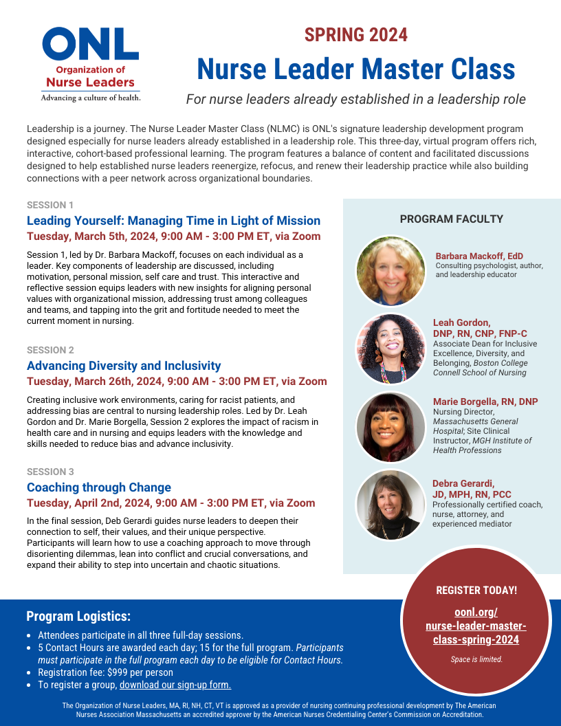 Nurse Leader Master Class