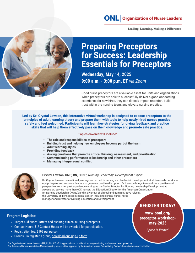 New Preceptors Workshop