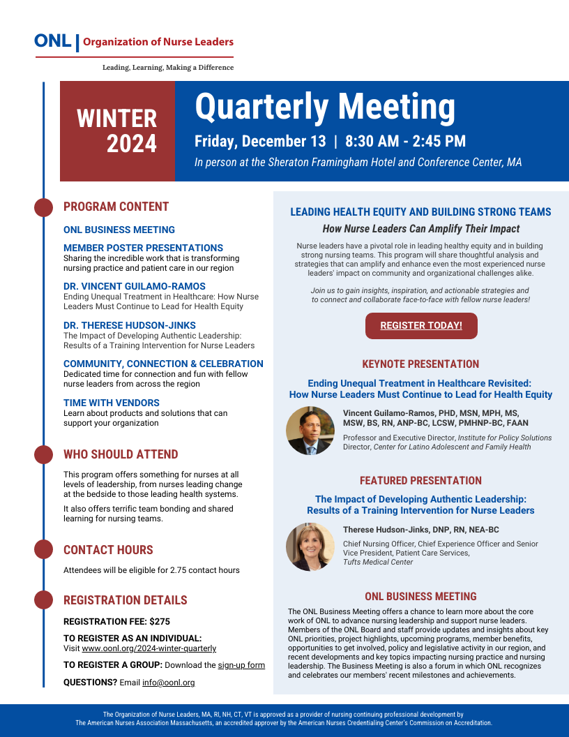 ONL 2024 Winter Quarterly Meeting