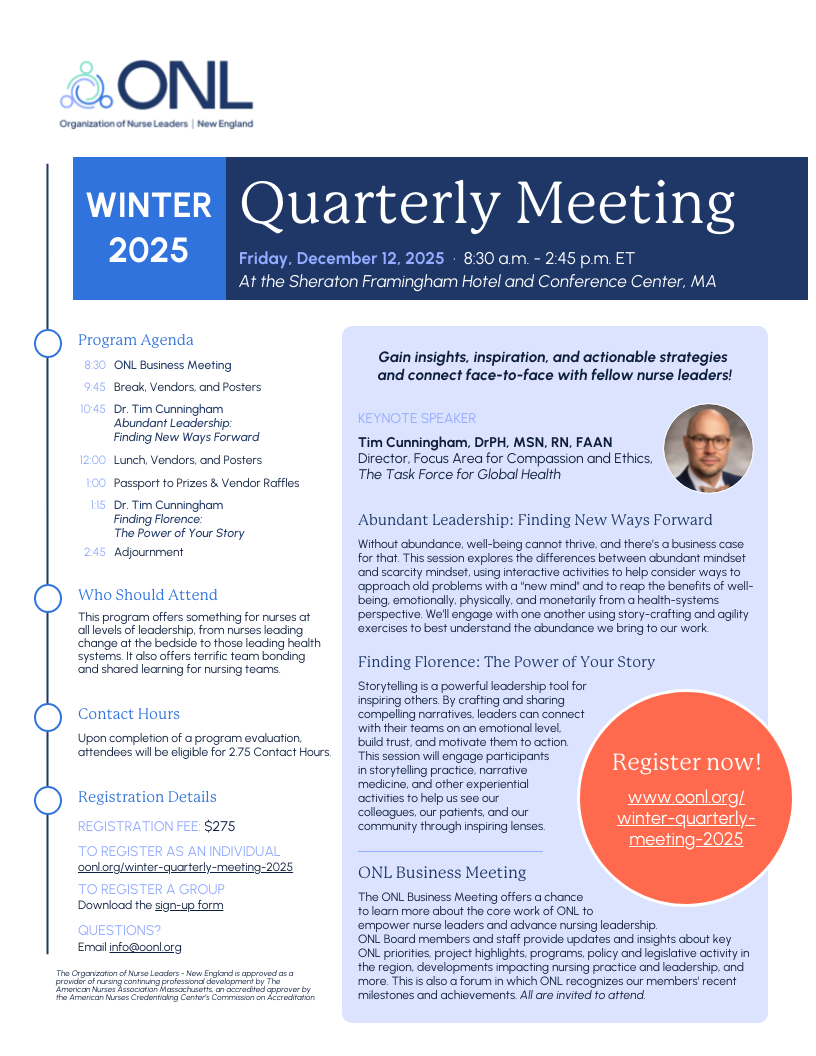 Winter 2025 Quarterly Meeting Flyer